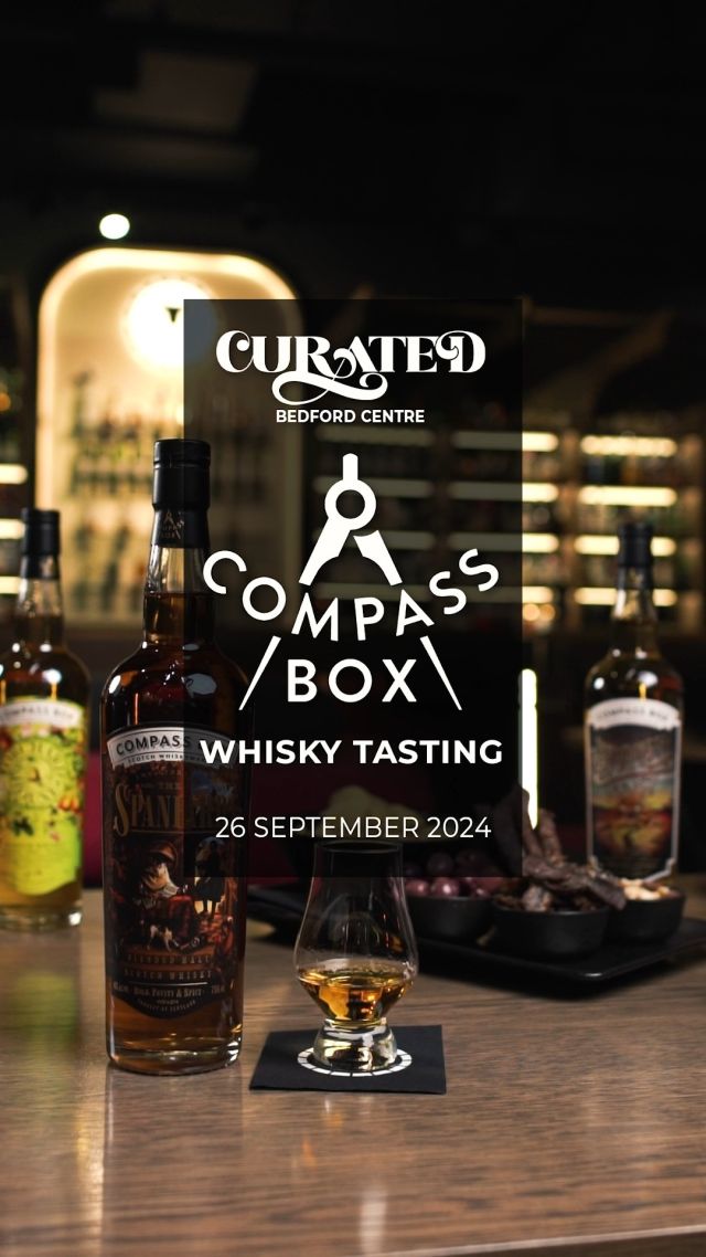 Join us for an exclusive tasting of select Compass Box Whisky whiskies, presented by Lourens Oelofse, brand ambassador for Truman & Orange, the SA distributor of Compass Box whisky. Discover the unique flavors of each expression in a guided tasting experience!

📅 Date: Thursday, 26 September 2024
🕡 Time: 6.30pm
💰 Cost: R350pp (includes a welcome drink and snacks)
📍 Venue: Curated Lounge, Bedford Centre, Bedfordview

𝐋𝐢𝐧𝐞-𝐔𝐩:
Welcome Drink – Compass Box Artist Blend
Compass Box Hedonism
Compass Box Orchard House
Compass Box Spice Tree
Compass Box The Spaniard
Compass Box Peat Monster

Don't miss this incredible opportunity to explore the artistry of Compass Box whiskies! 

#CompassBoxTasting #WhiskyLovers #CuratedLounge