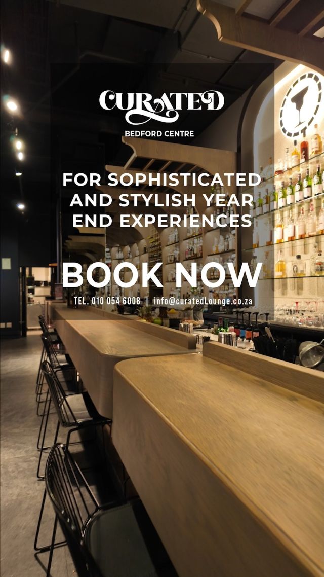 Looking for the perfect venue to celebrate your year-end function? Book your event at Curated Lounge and make it an unforgettable experience! Whether it’s an office party or a special gathering with friends, we offer a stylish setting to make your celebration one to remember. 

Get in touch with us today to secure your date and plan the perfect year-end function! 

#YearEndFunctions #CelebrateInStyle #CuratedLounge #EventVenue